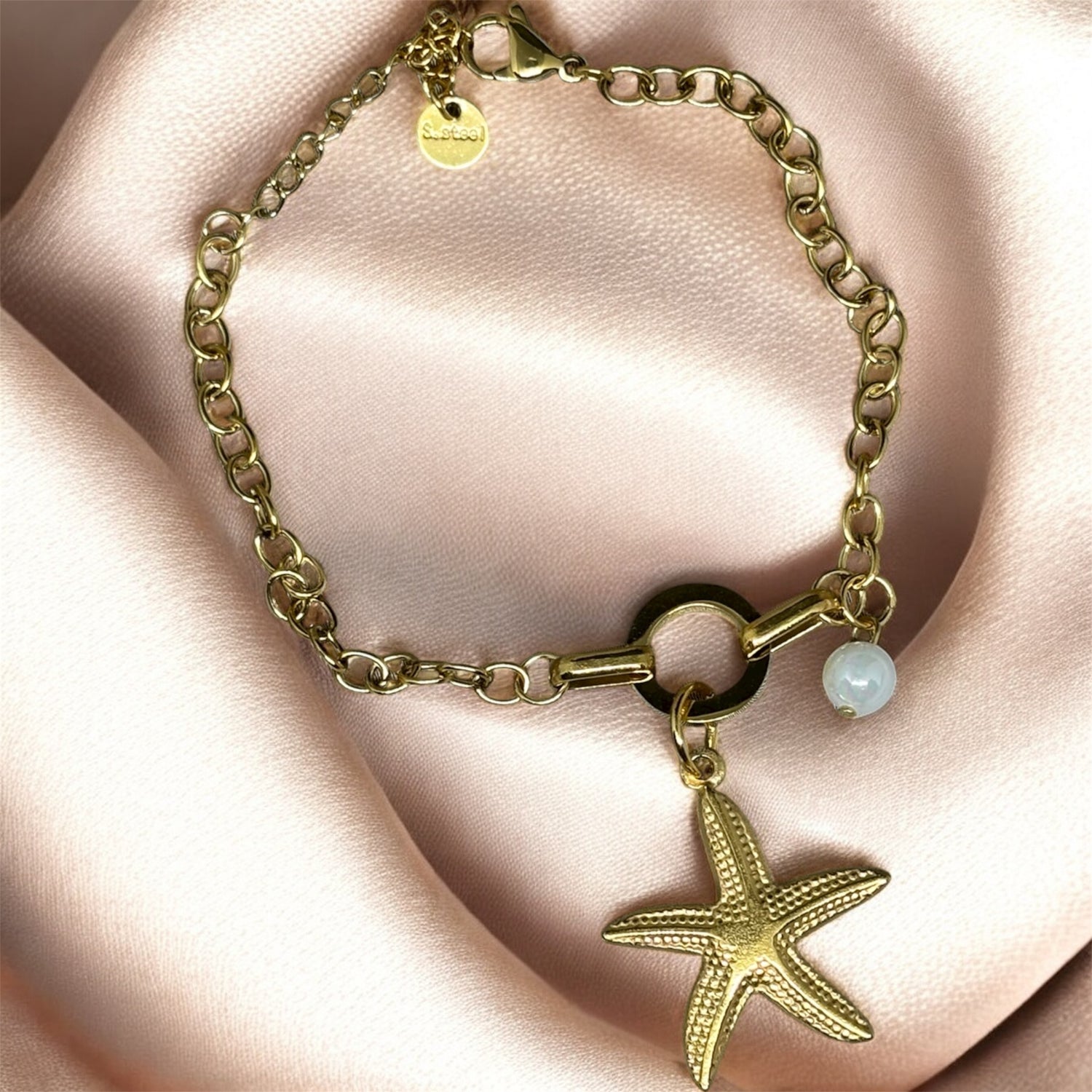 Bracelet breloque étoile de mer